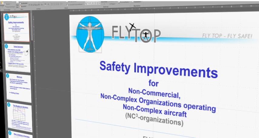 Safety Improvements  for Non-Commercial,  Non-Complex Organizations operating  Non-Complex aircraft  - 2017 | Tobias Kemmerer